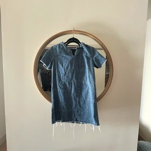 all saints denim t shirt dress